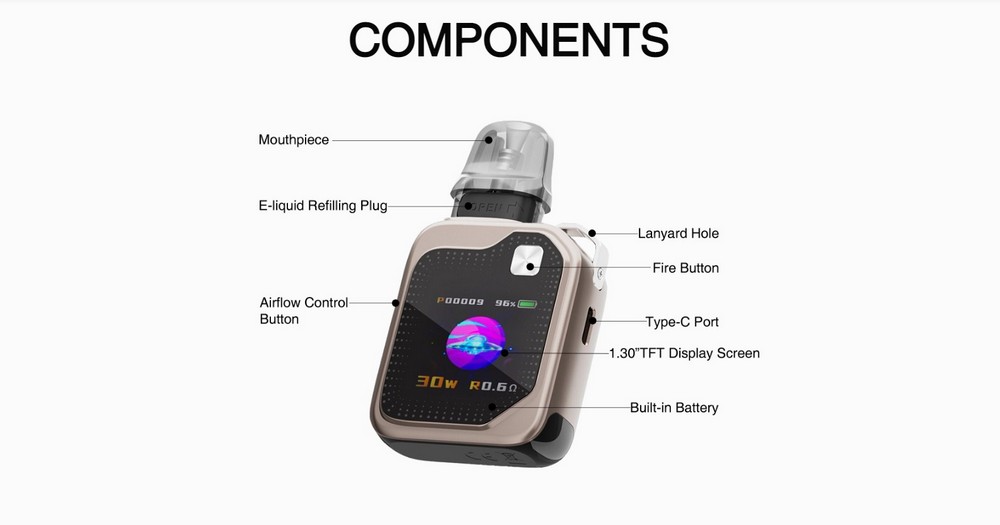 POD система Lost Vape Ursa Baby 3 1200 мАч
